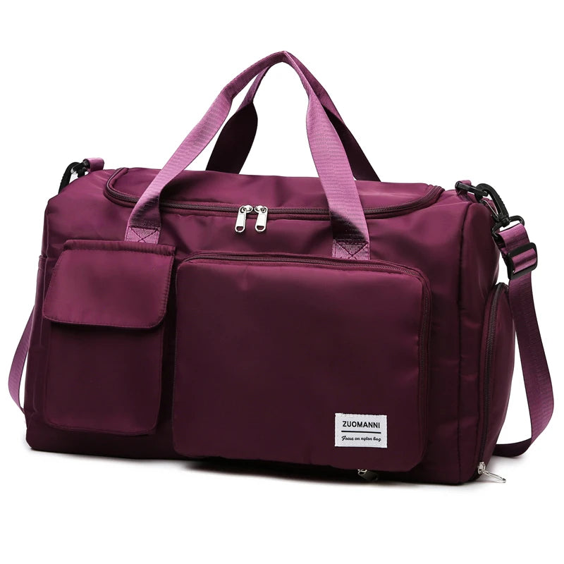Bags with Shoe Compartment Sports Fitness Bags for WomenD
