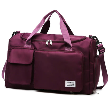 Bags with Shoe Compartment Sports Fitness Bags for WomenD
