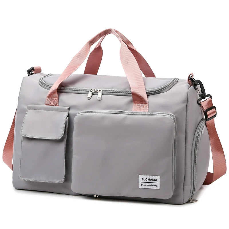 Bags with Shoe Compartment Sports Fitness Bags for WomenD