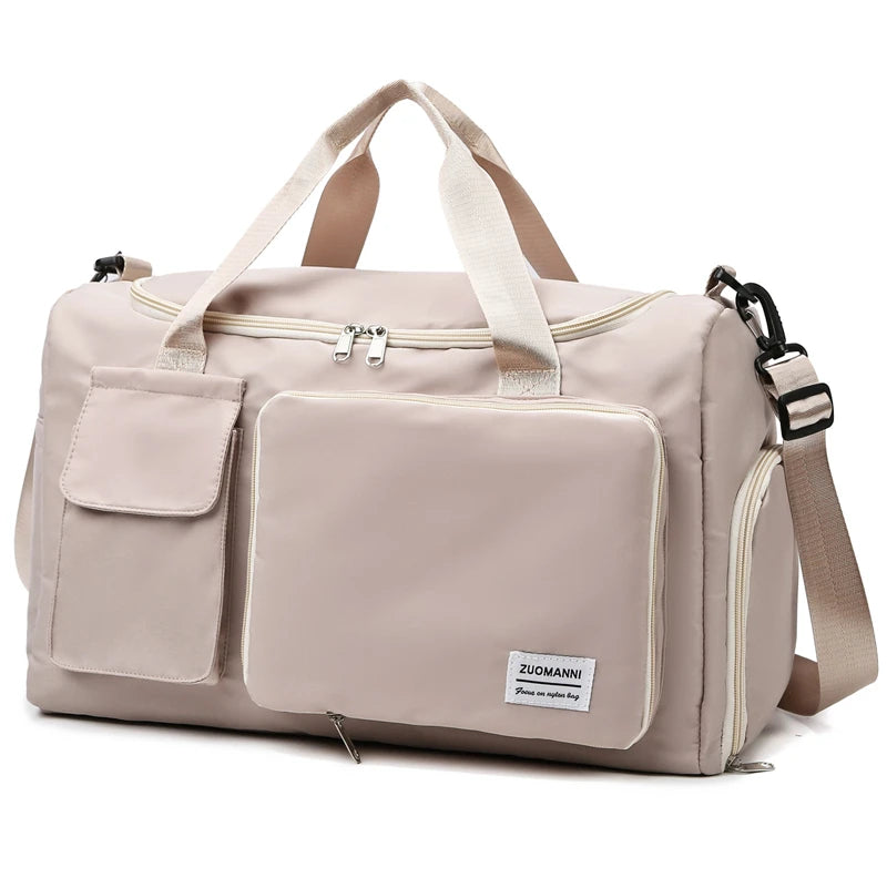 Bags with Shoe Compartment Sports Fitness Bags for WomenD