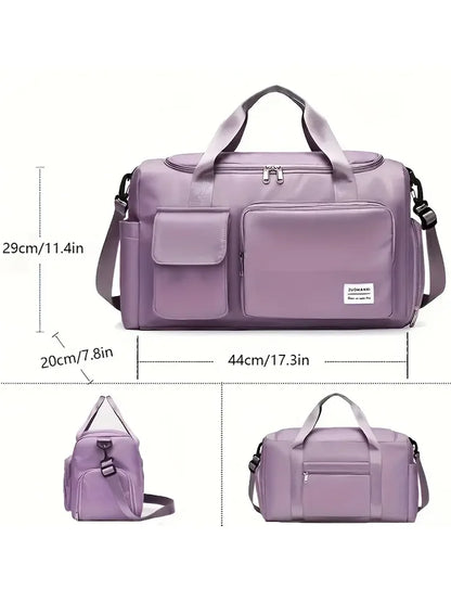 Bags with Shoe Compartment Sports Fitness Bags for WomenD
