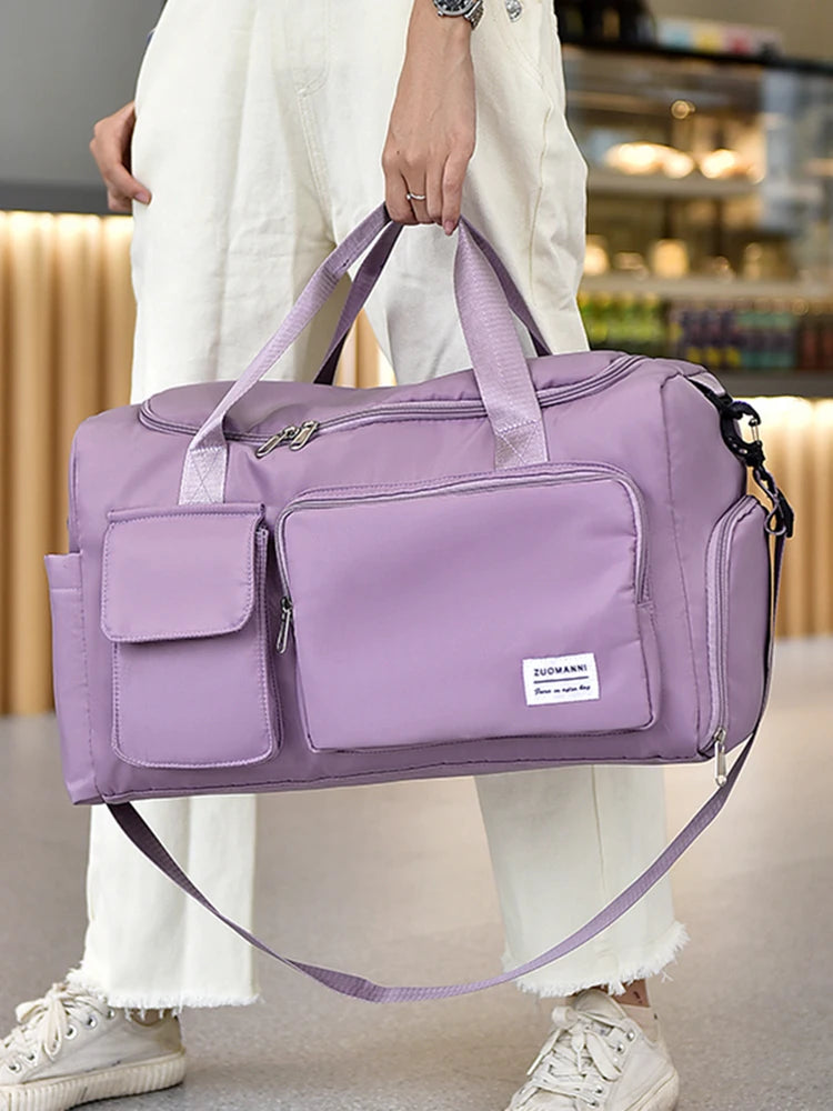 Bags with Shoe Compartment Sports Fitness Bags for WomenD