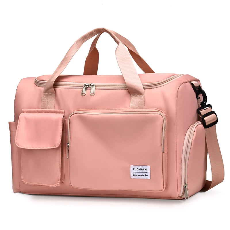Bags with Shoe Compartment Sports Fitness Bags for WomenD