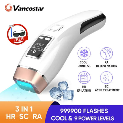 Vancostar 4In1 Laser Hair Removal IPL Epilator