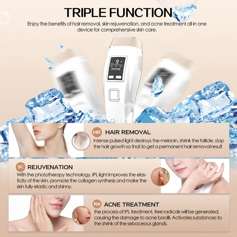 Vancostar 4In1 Laser Hair Removal IPL Epilator